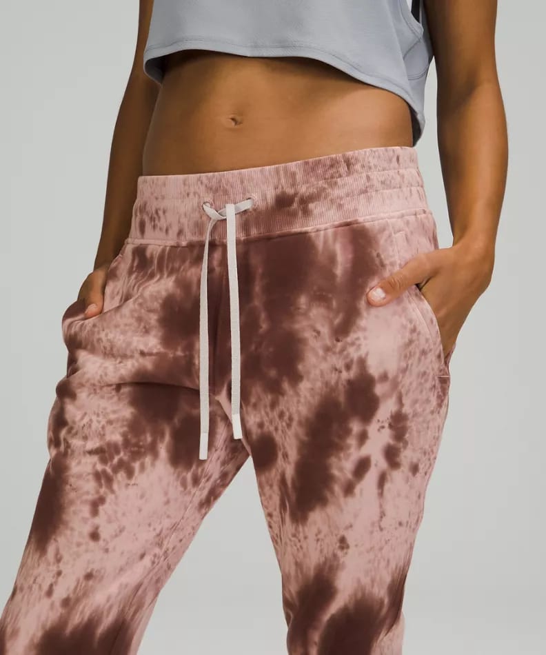 Warm down jogger marble dye