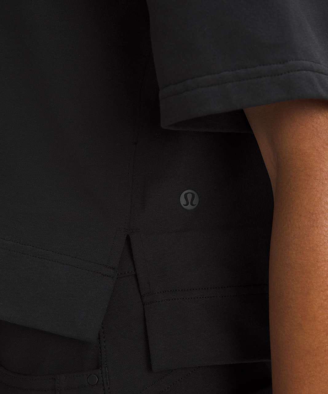 Heavyweight cotton short sleeve polo