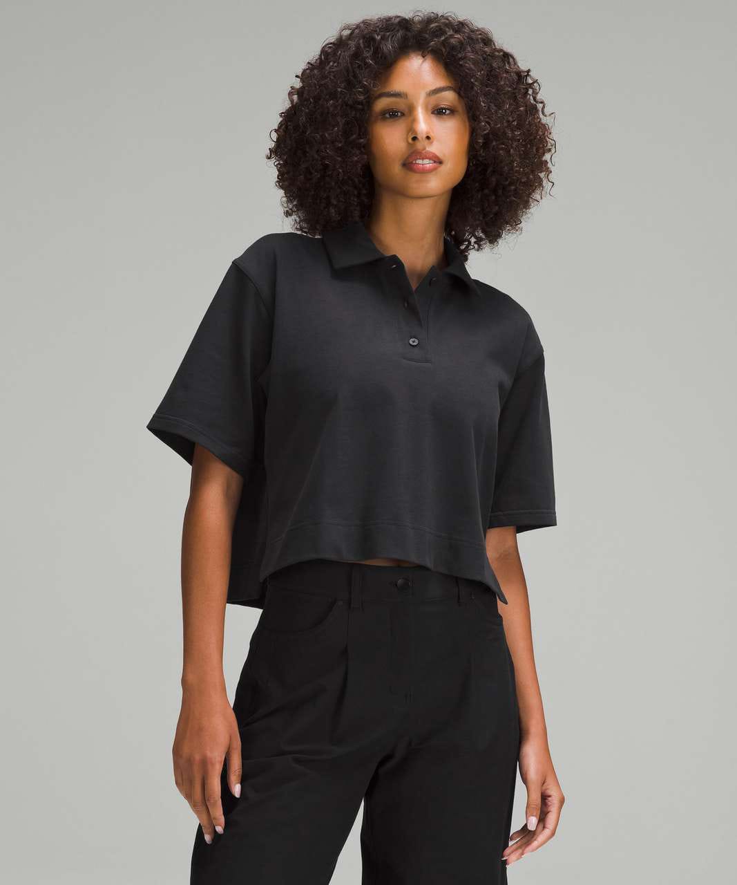 Heavyweight cotton short sleeve polo