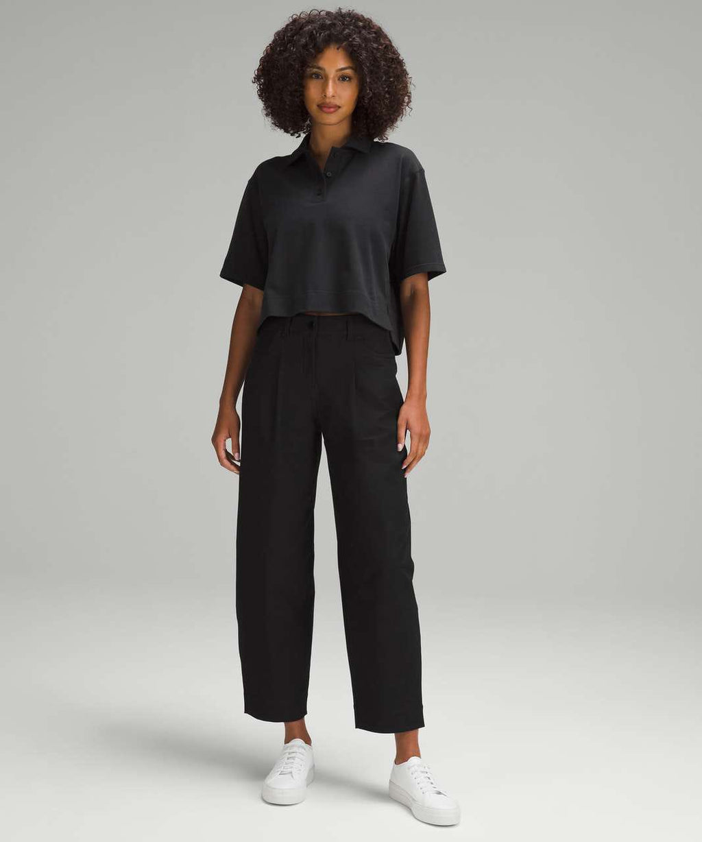 Heavyweight cotton short sleeve polo