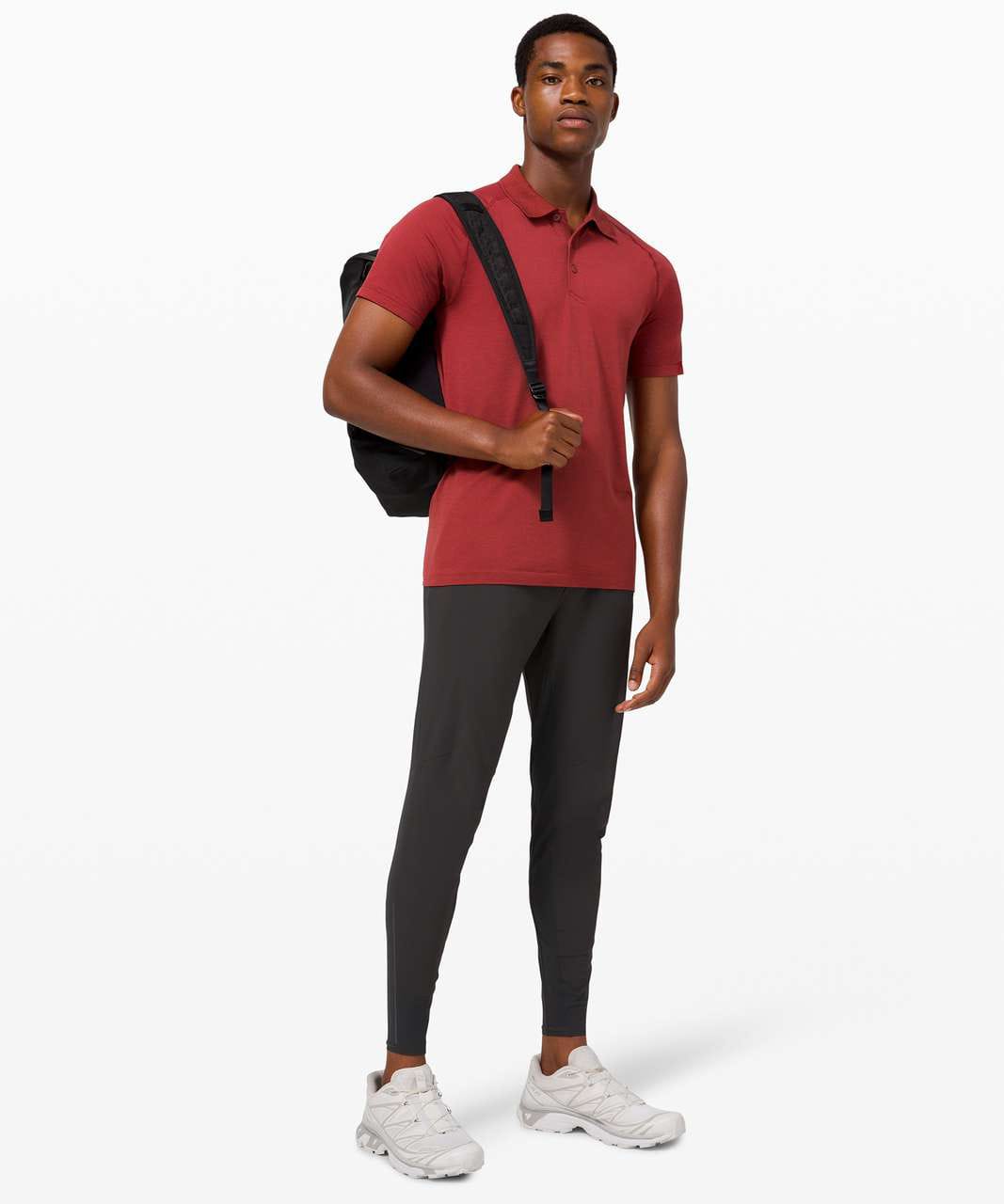 Metal vent tech polo