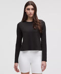 Classic-Fit cotton blend long sleeve
