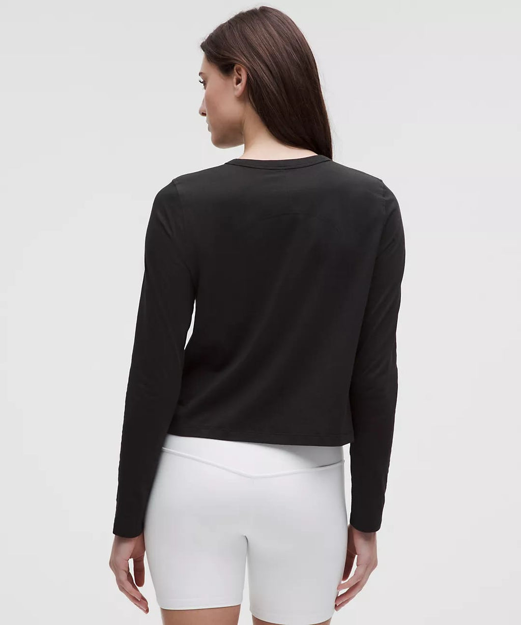 Classic-Fit cotton blend long sleeve